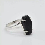 * Preorder: Black Coffin Fashion Ring*