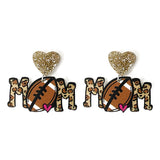 *Sports Mom Acrylic Earrings*