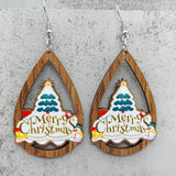 *RTS* Holiday Wood Teardrop Dangles