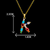 Preorder: Gemstone Initial Necklaces