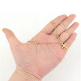 Preorder: Cross & Initial Charm Necklace