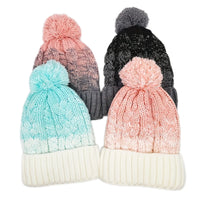 RTS: Black Friday Sale Adult ombre pom Beanies
