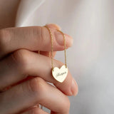 Preorder: Custom Name Heart Necklace