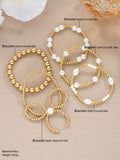 Chic Bow Beaded Stack
