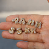 *Bold Initial Bubble Studs*- LETTERS L AND K