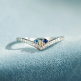 Preorder: Custom Birthstone & Zircon Radiance Ring