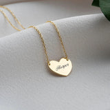 Preorder: Custom Name Heart Necklace