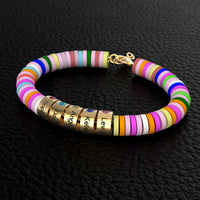 Preorder: Custom Heishi Bead Family Bracelet