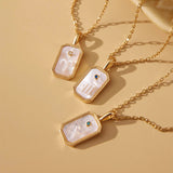 Preorder: Zodiac Shell Pendant Necklace