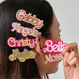 Preorder: Custom Acrylic Name Hair Clips