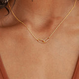 Chain Link Pendant Necklace