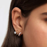 RTS: Versatile Triple Hoop Earring