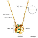 Preorder: Gold Stainless Steel Charm Necklace