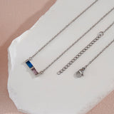 Preorder: Custom Birthstone Bar Necklace