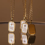 Preorder: Zodiac Shell Pendant Necklace