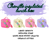PREORDER: Chenille Insulated Lunch Box 7.8.24