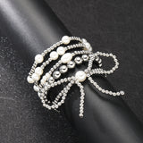 Chic Bow Beaded Stack