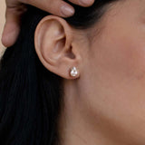 Preorder: Sterling Oval Zircon Studs