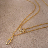 Preorder: Gold & Silver Copper Zircon Necklaces
