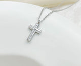 Preorder: Stainless and Zircon Cross Necklace