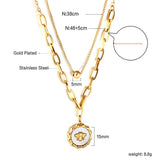 Preorder: Gold Stainless Steel Charm Necklace