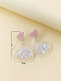 *RTS* Glitter Confetti Drop Studs