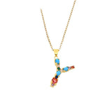 Preorder: Gemstone Initial Necklaces
