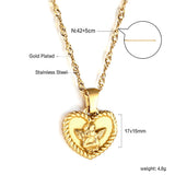 Preorder: Gold Stainless Steel Charm Necklace