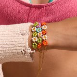 Preorder: Paperclip Floral Necklace and Bracelet