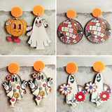 *RTS* Fall/ Halloween Wooden Earring