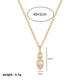 Preorder: Gold & Silver Copper Zircon Necklaces