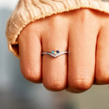 Preorder: Custom Birthstone & Zircon Radiance Ring