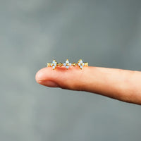 Preorder: Dainty Blue Floral Ring