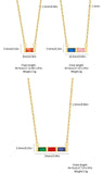 Preorder: Custom Birthstone Bar Necklace