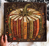 fall book pumpkin