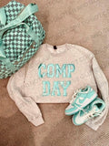 COMP DAY Adult Metallic Puff Sweatshirt