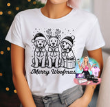 Merry Woofmas Puppy trio