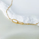 Chain Link Pendant Necklace