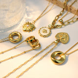 Preorder: Gold Stainless Steel Charm Necklace