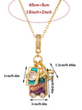Wanderlust Travel Charm Necklace