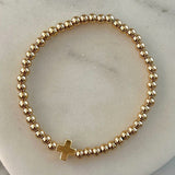 Pearl Cross Bracelet SET