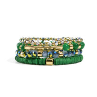 *RTS* Go Green Heishi Bead Bracelet Stacks