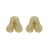 *Bold Initial Bubble Studs*- LETTERS L AND K