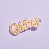 Preorder: Custom Acrylic Name Hair Clips
