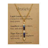 RTS: Natural Stone Healing Pendant Necklace