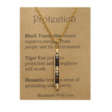 RTS: Natural Stone Healing Pendant Necklace