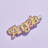 Preorder: Custom Acrylic Name Hair Clips
