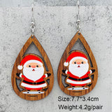 *RTS* Holiday Wood Teardrop Dangles