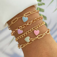 *RTS* Stackable Heart Bracelets