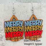 *RTS* Holiday Wood Teardrop Dangles